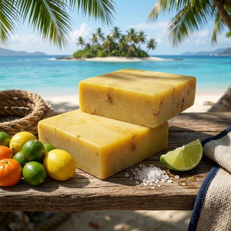 Island Citrus for Men Scrub Soap Bar - 2 pack