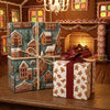 Gingerbread Reversible Flat Wrap