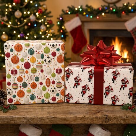 Santa Sports Reversible Flat Wrap