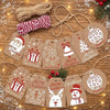 Wrapping Kraft Holiday Gift Tags - Set of 24