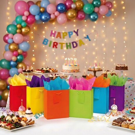 Gift Bags: Bright Celebration
