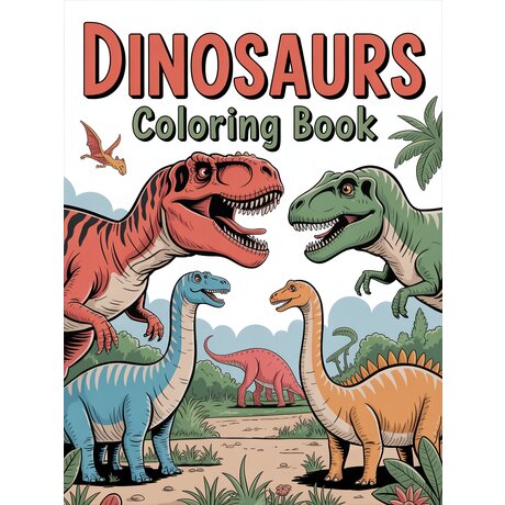 Dinosaurs Coloring Book