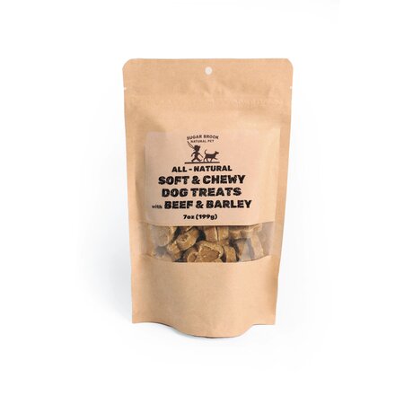 Soft & Chewy Treats with Beef & Barley 7oz