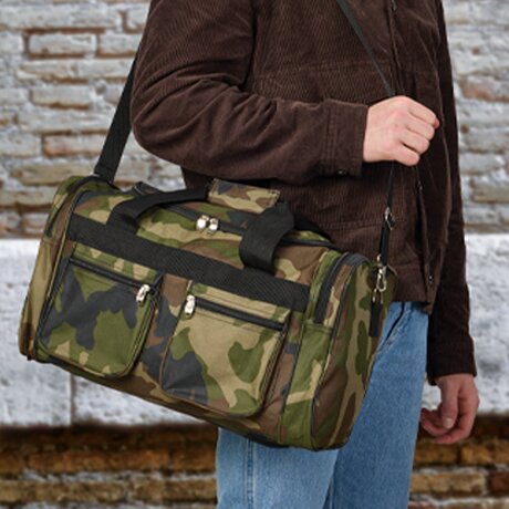 Camo Travel Duffel Bag