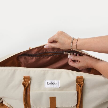 Tan Weekend Travel Bag
