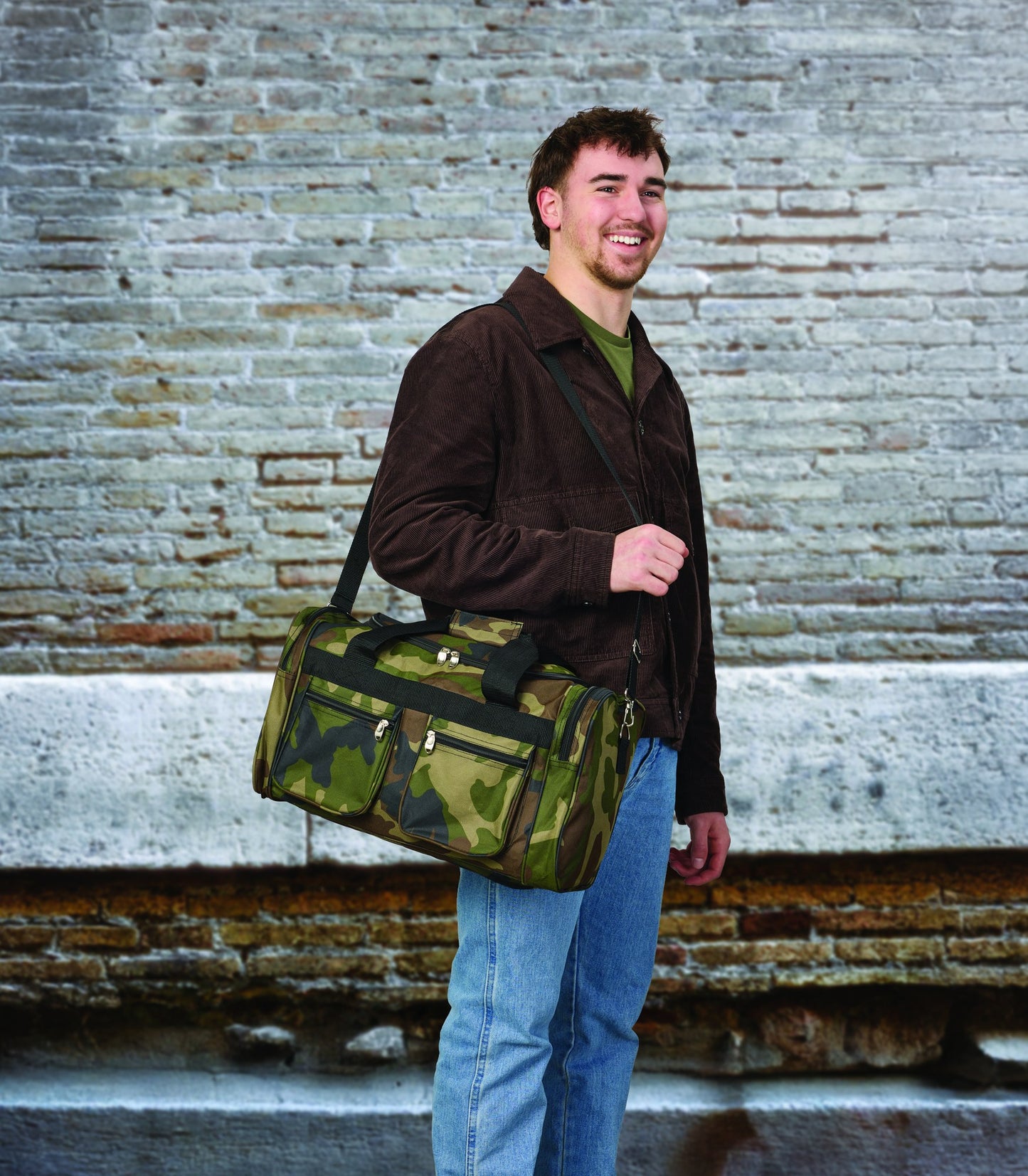 Camo Travel Duffel Bag