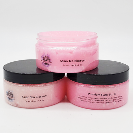 Asian Tea Blossom Sugar Scrub 8oz