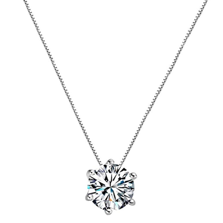 Elegant Inlaid Crystal Necklace