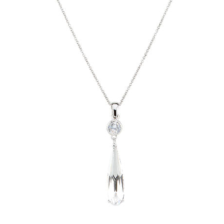 Crystal Tear Drop Necklace