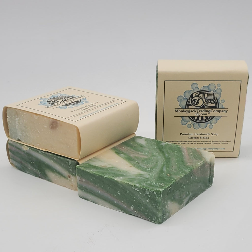 Cotton Fields Scrub Soap Bar - 2 pack