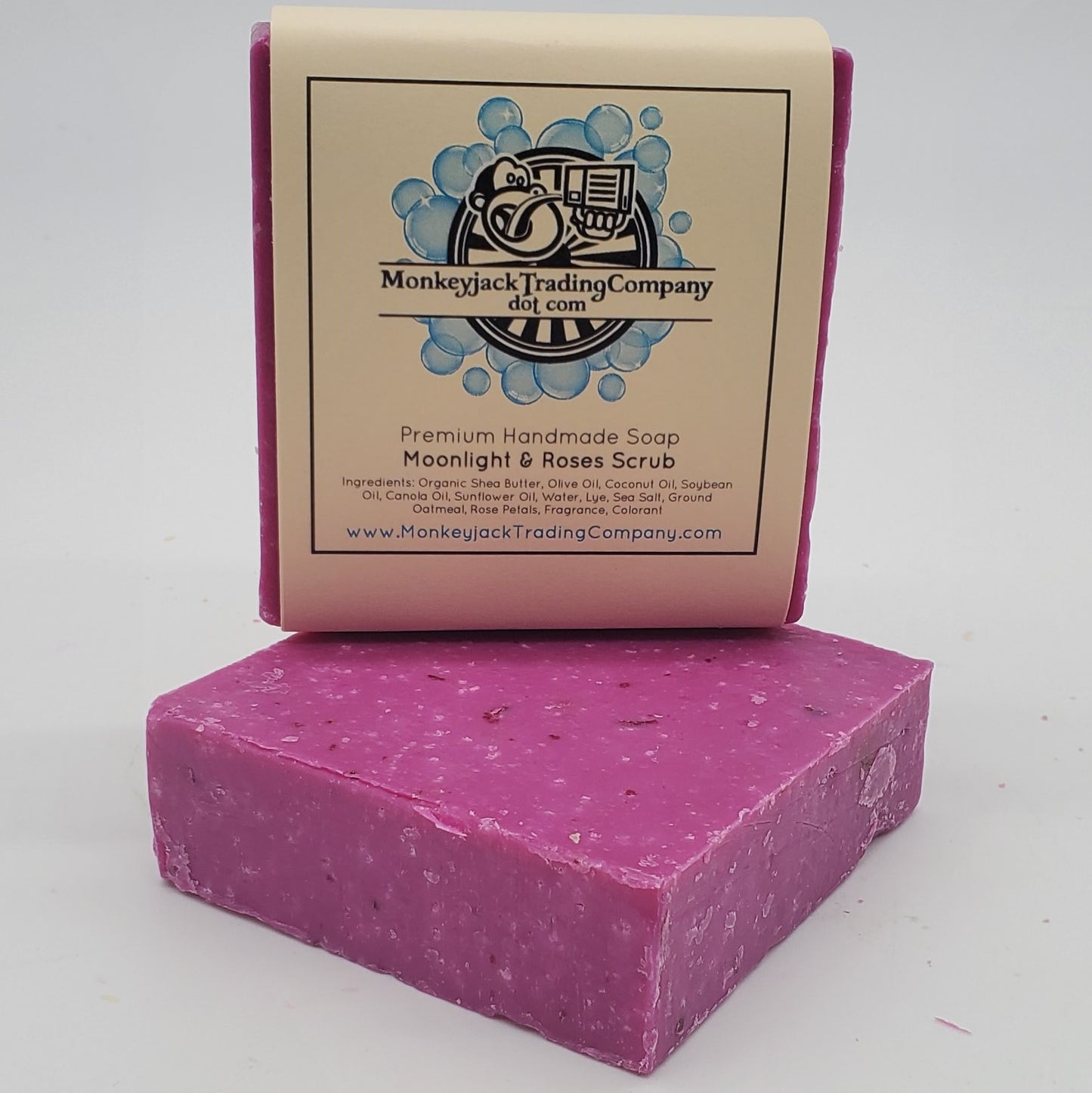 Moonlight & Roses Scrub Soap Bar - 2 pack