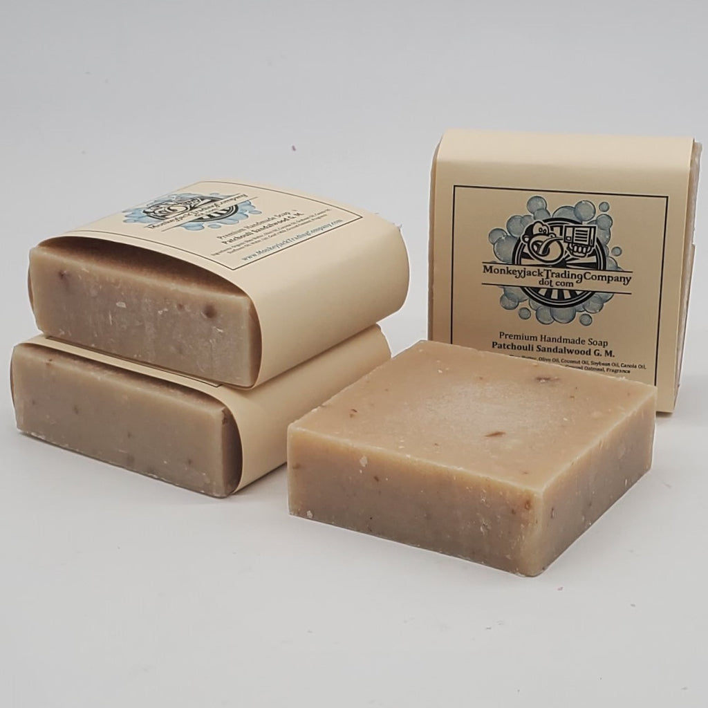 Sandalwood Patchouli Goat's Milk Soap Bar - 2 pack