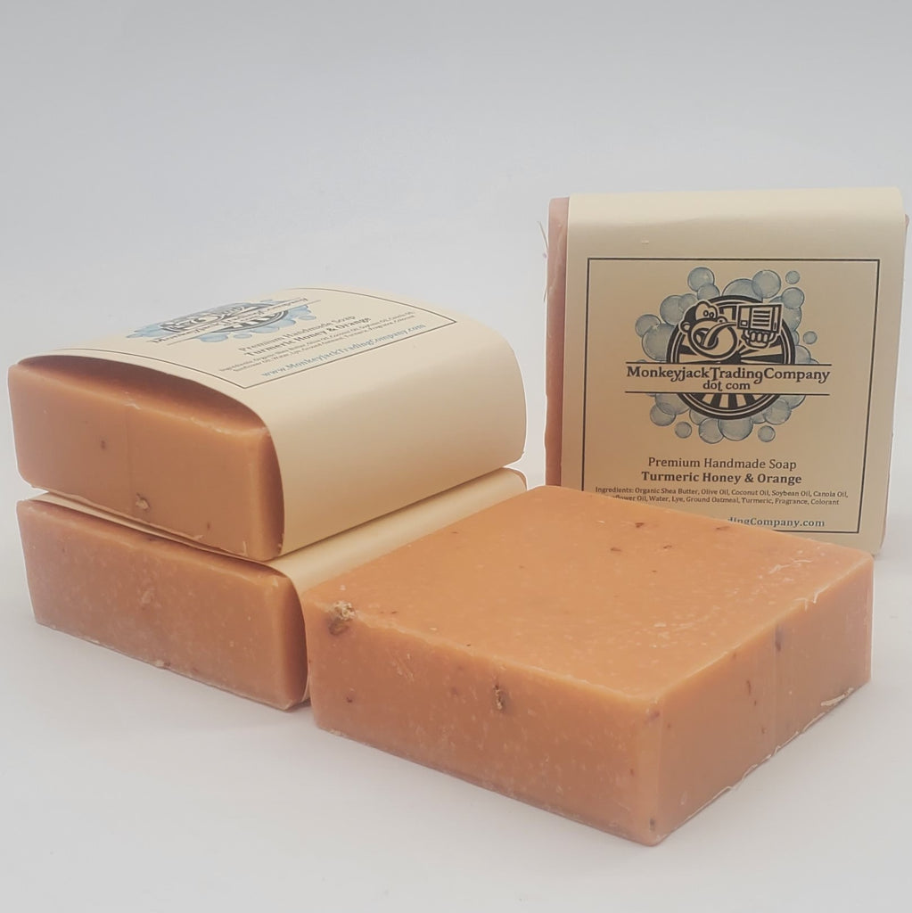 Tumeric Honey & Orange Soap Bar - 2 pack