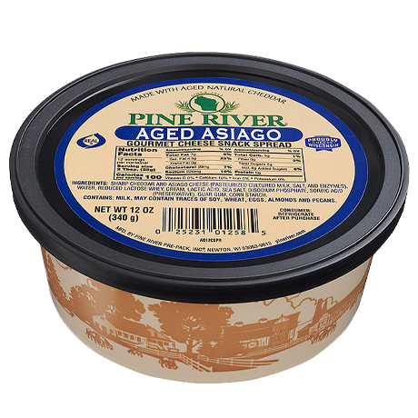 Aged Asiago Gourmet Cheese Snack Spread