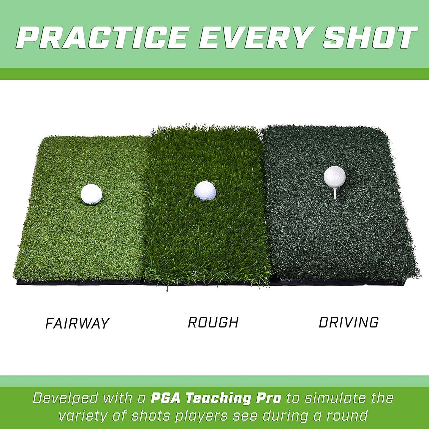 Tri-Turf XL Golf Hitting Mat