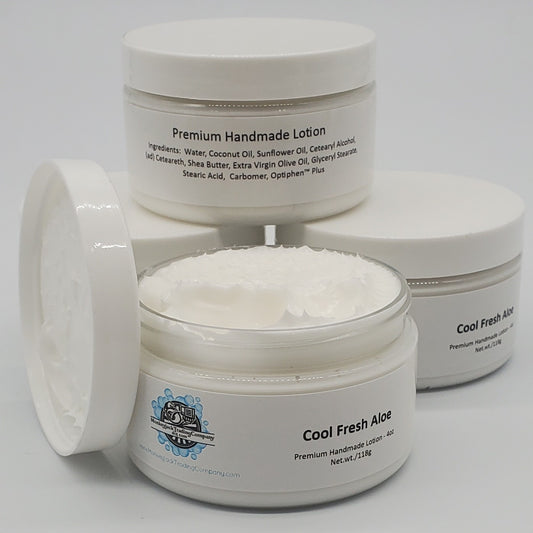Cool Fresh Aloe 4oz Handmade Lotion