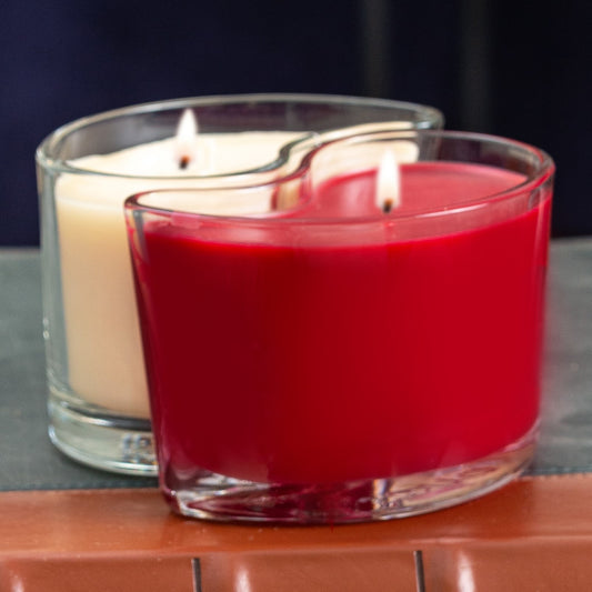 Cinnamon Noir & Savory Apple DUO Dual Fragrance Candle