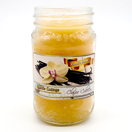 Jar - Vanilla Bean 12.5 oz. Mason Jar Colored Candle