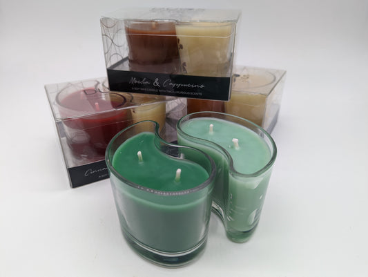Mountain Evergreen and Balsam Fir DUO Dual Fragrance Candle