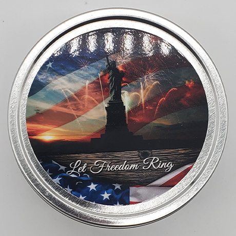 Patriotic - Let Freedom Ring 12oz Tin Candle