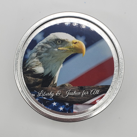 Patriotic - Liberty & Justice for All 12oz Tin Candle