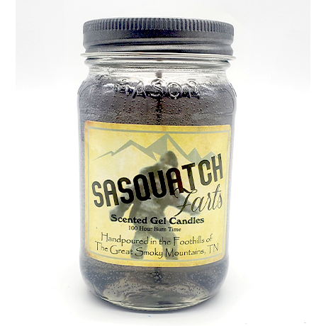 Gel Candle - Sasquatch Farts 14 oz Mountain Moonshine