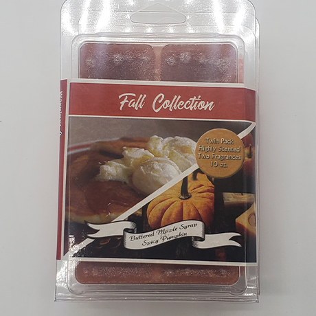 Wax Melts 2-pack Buttered Maple & Spicy Pumpkin Two 5oz Packages