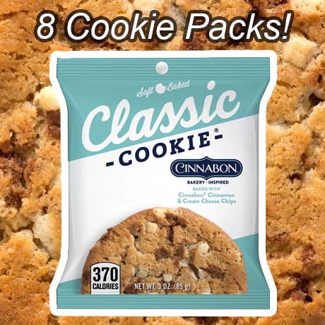 Soft Baked Cookies - Cinnabon Cookies 8 ct