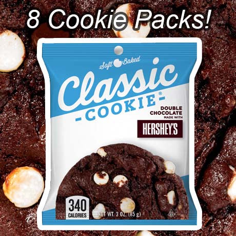 Soft Baked Cookies - Double Chocolate with Hershey's 8 ct