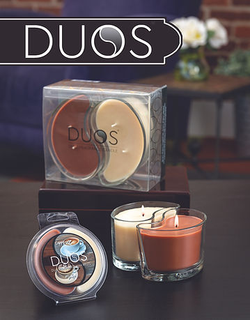 Lavender Blossom Vanilla Velvet DUO Dual Fragrance Candle