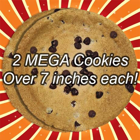 Mega Chocolate Chip Cookies - 2 pack