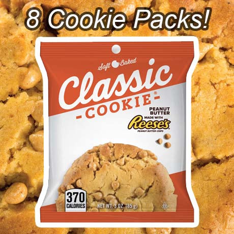 Soft Baked Cookies - Peanut Butter with Reese's PB Cups 8 ct – Monkeyjack  Trading Company